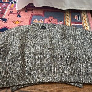 Line Gray Knit Sweater